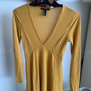 Forever 21 Yellow Dress